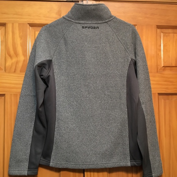 Spyder Grey 1/4 Zip Tech Jacket NWT - Picture 7 of 10